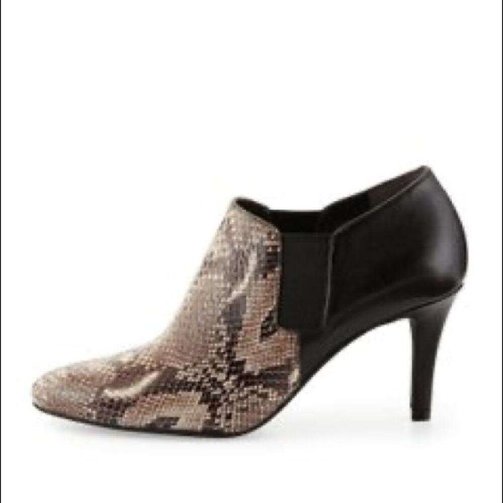 Cole Haan Maxfield Natural Snake Print Bootie